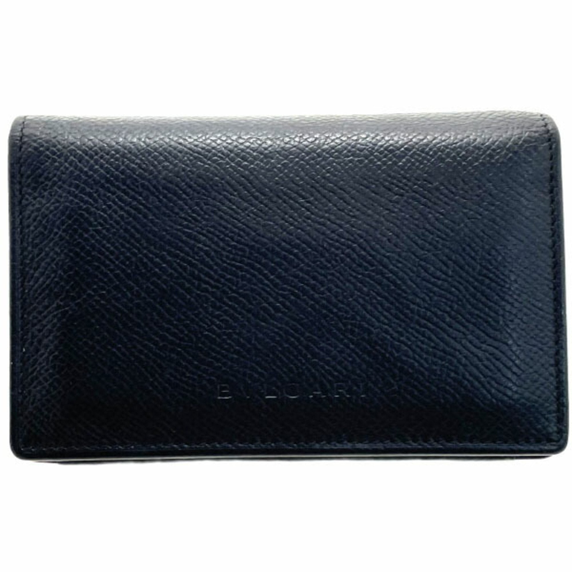 Bulgari Classico Black Leather Wallet 