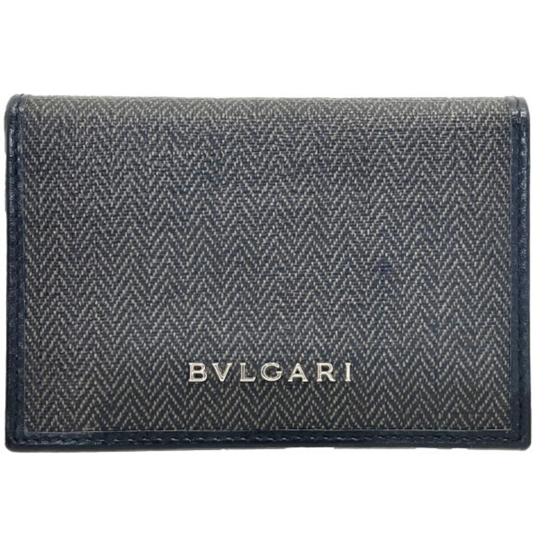 Bulgari Marry me Grey Canvas Wallet 