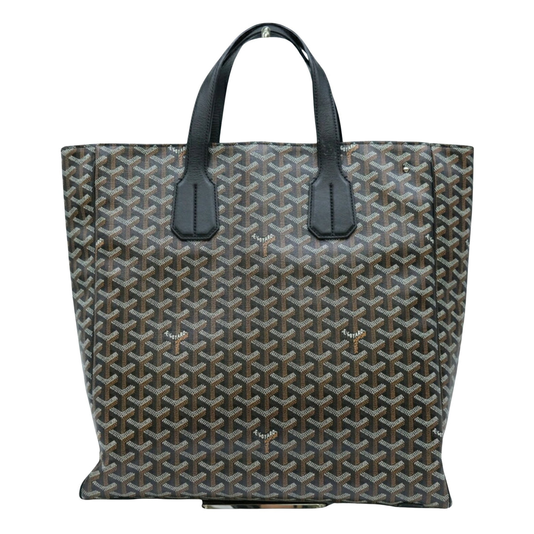 Goyard Saint-louis Black Canvas Handbag 