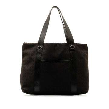 Bulgari Twist Black Canvas Tote Bag