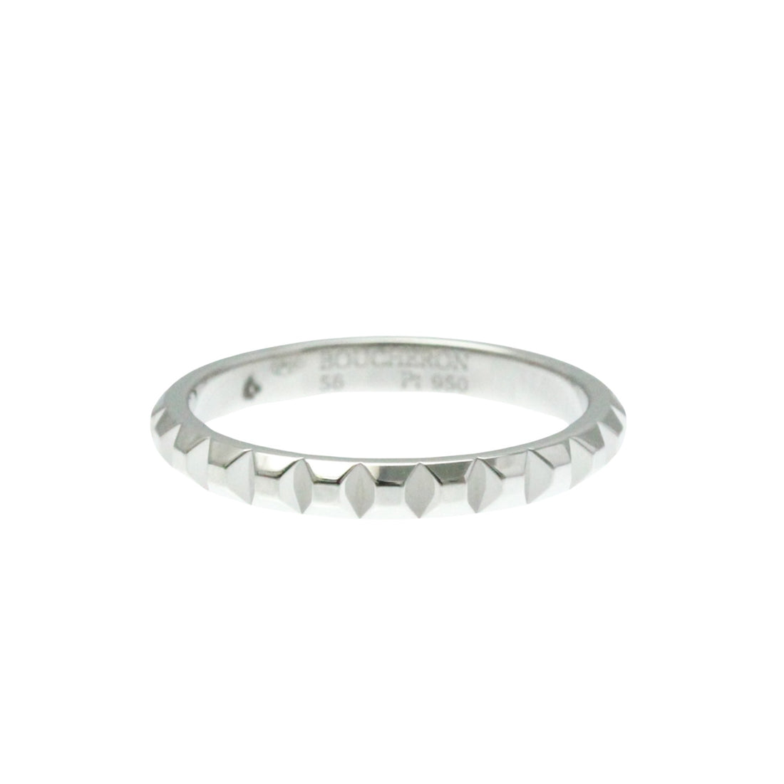 Boucheron Quatre Silver Platinum Ring 