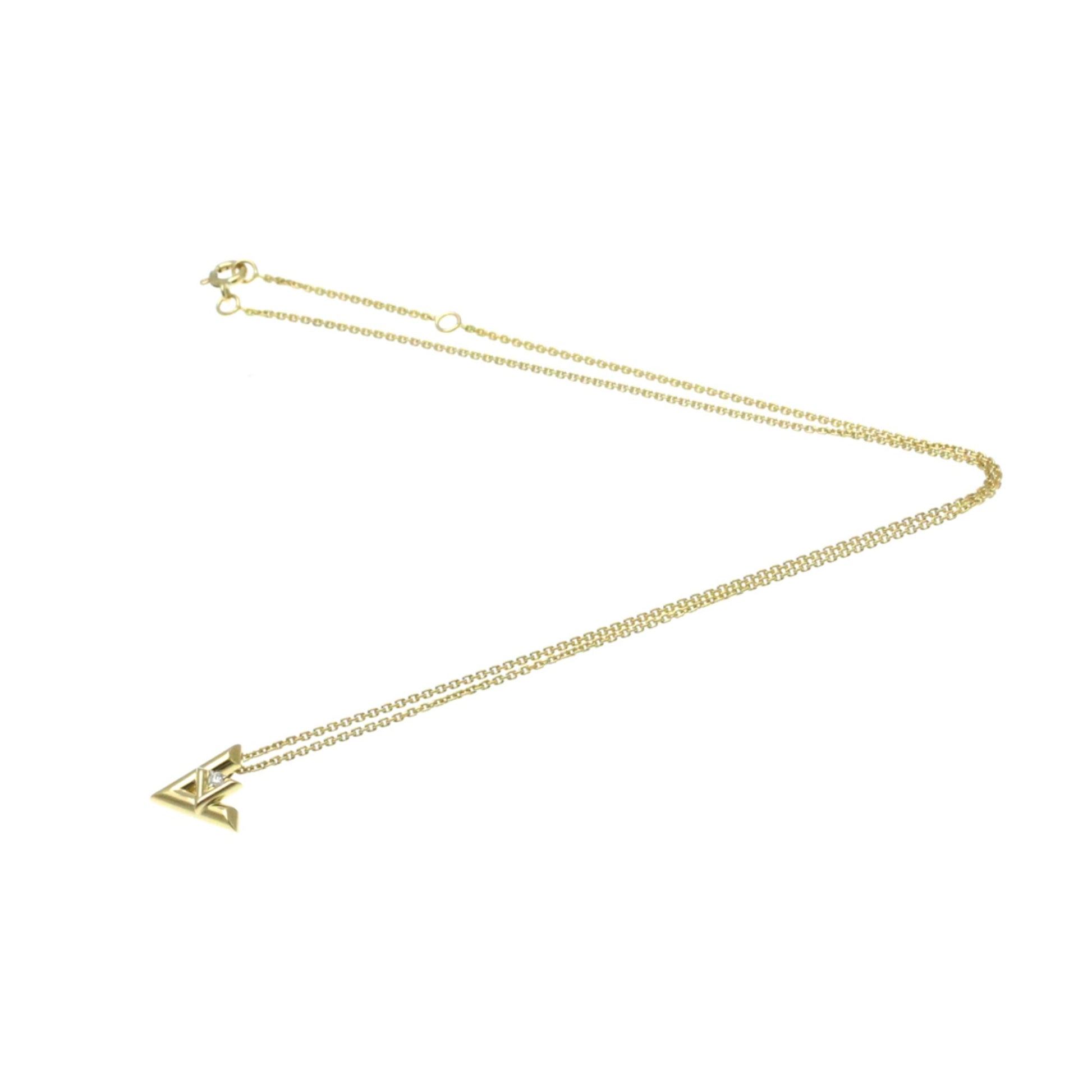 Louis Vuitton LV volt one Gold Yellow Gold Necklace 