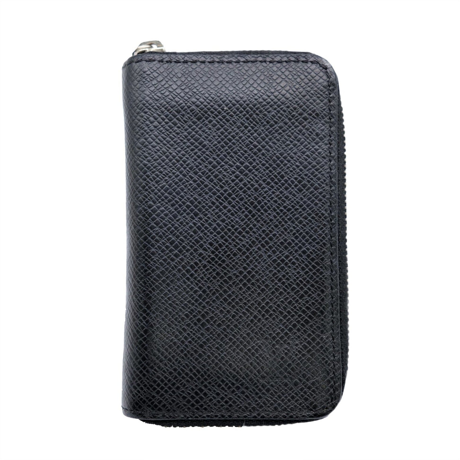 Louis Vuitton Porte monnaie Zippy Black Leather Wallet 