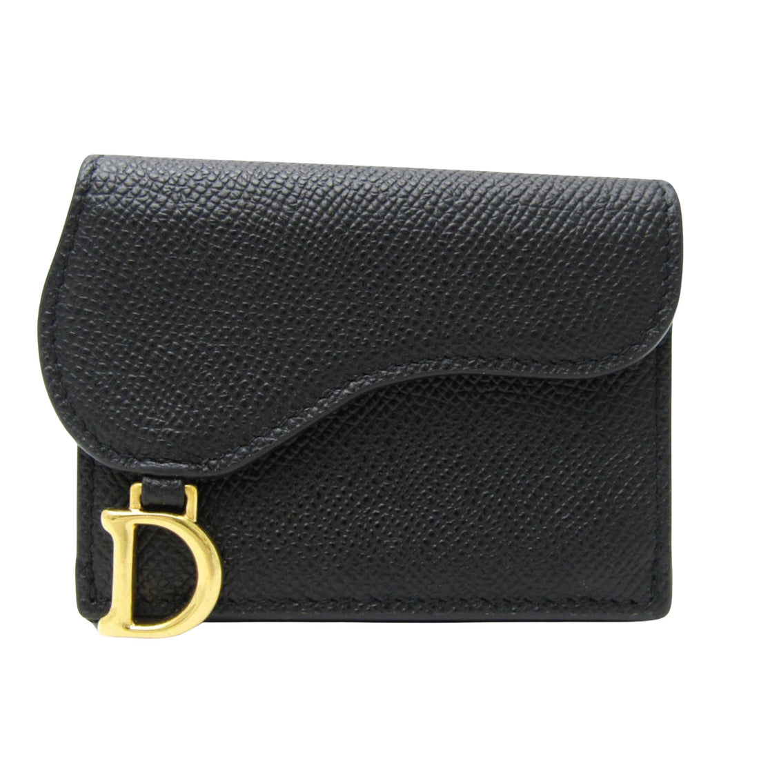 Dior Saddle Black Leather Wallet 