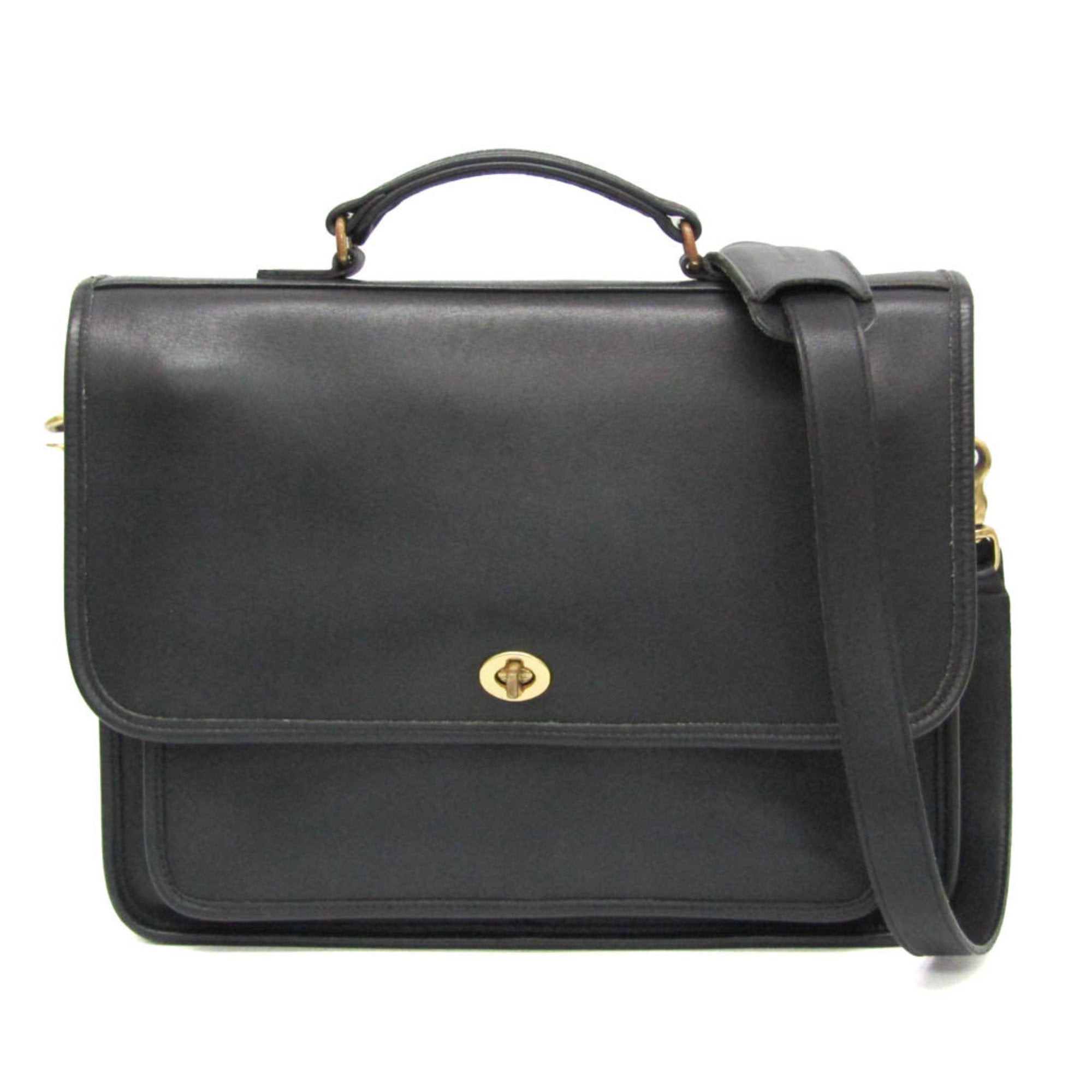 Coach Black Leather Handbag 