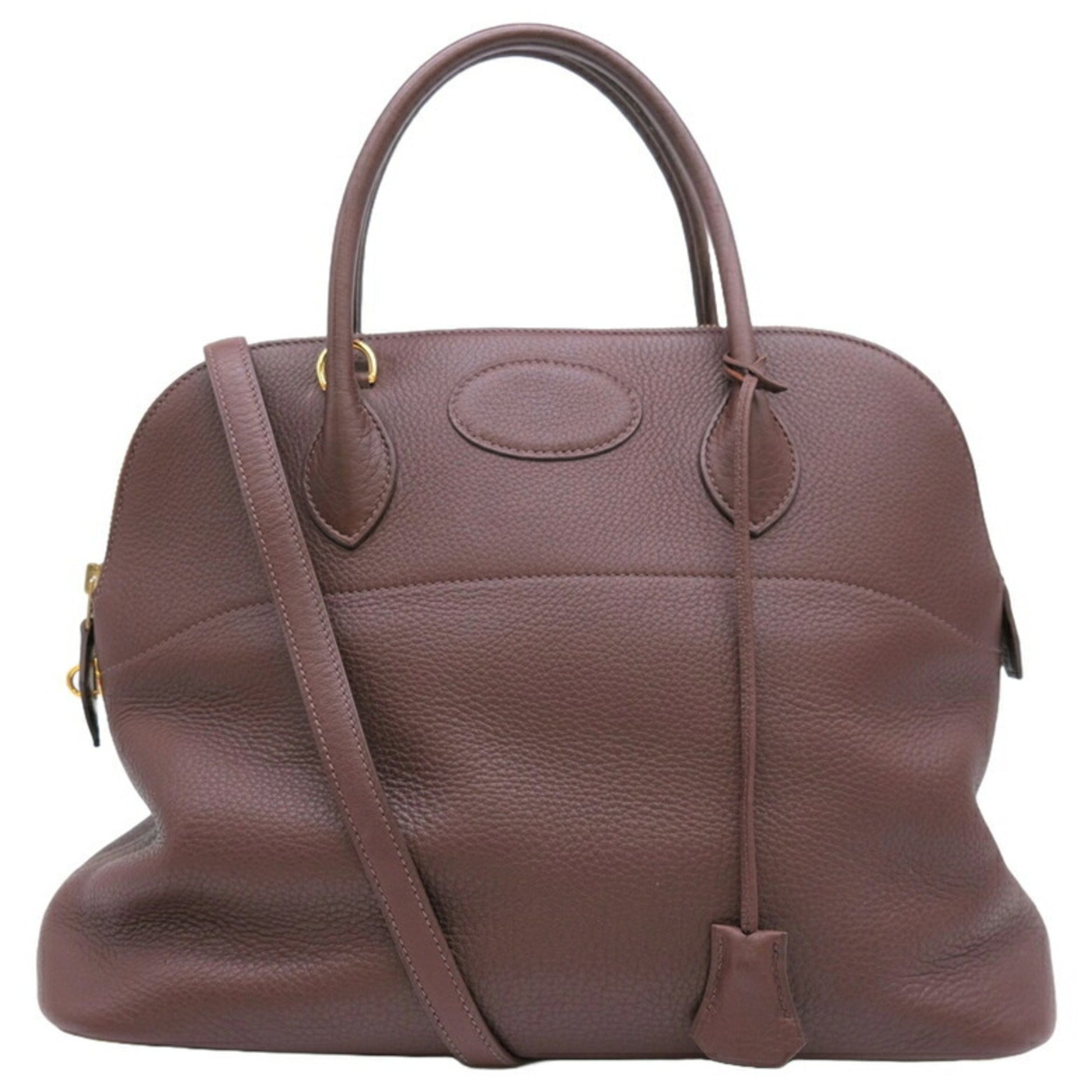 Hermès Bolide Brown Leather Handbag 