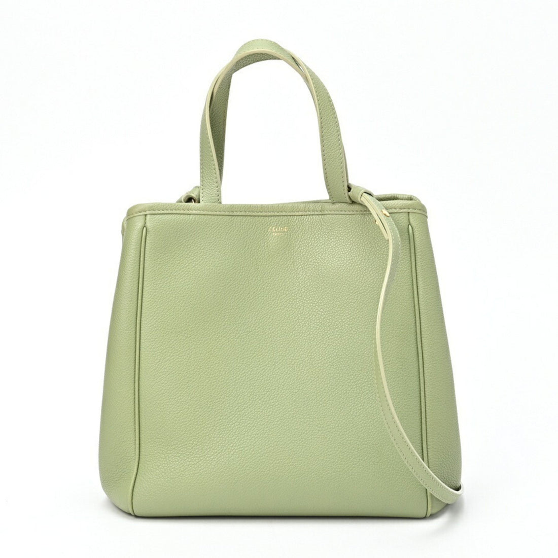 Céline Green Leather Handbag 