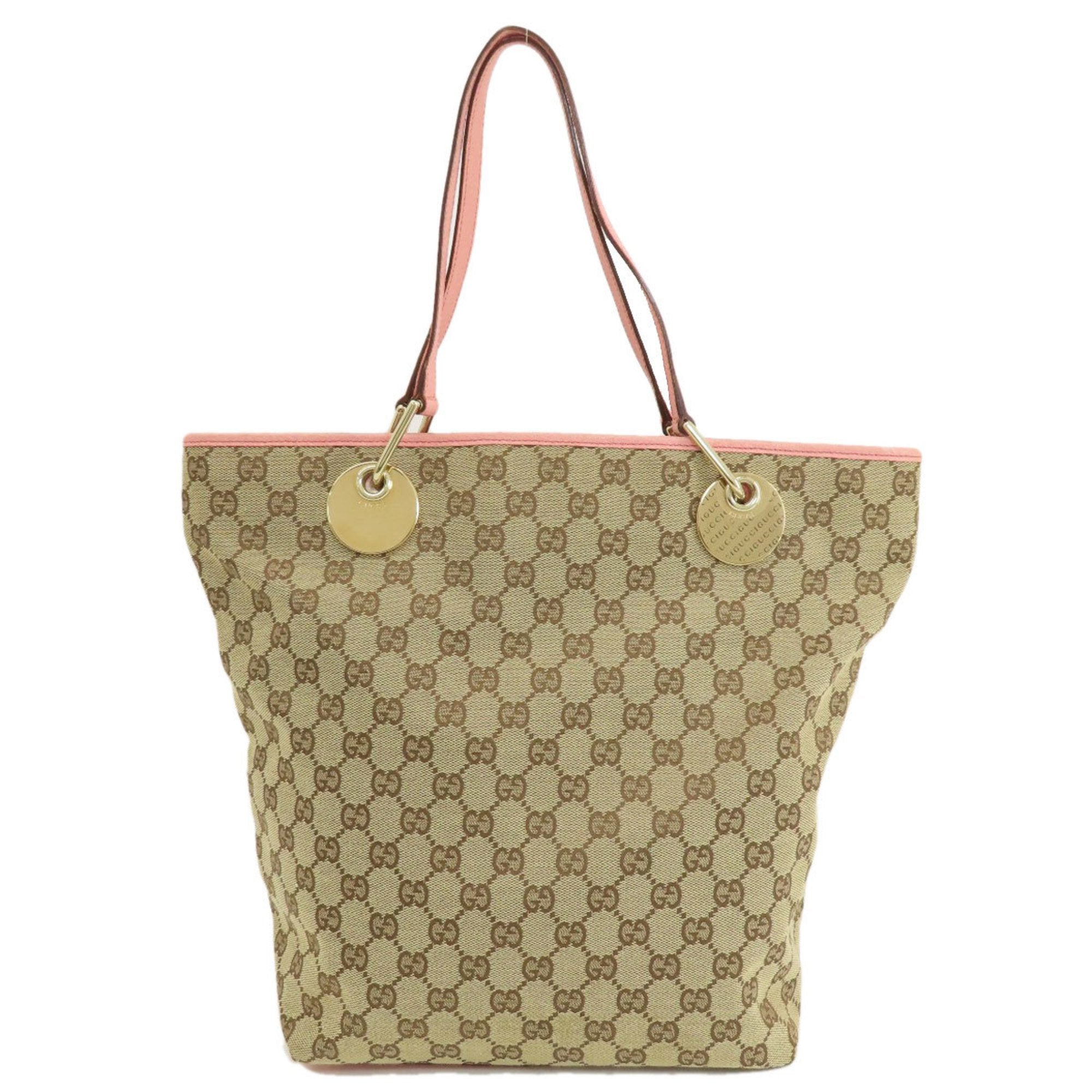 Gucci Eclipse Beige Canvas Tote Bag