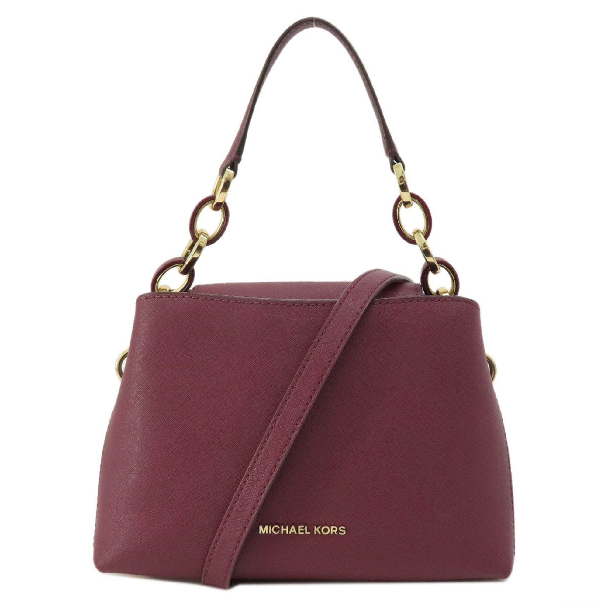 Michael Kors Purple Leather Handbag 