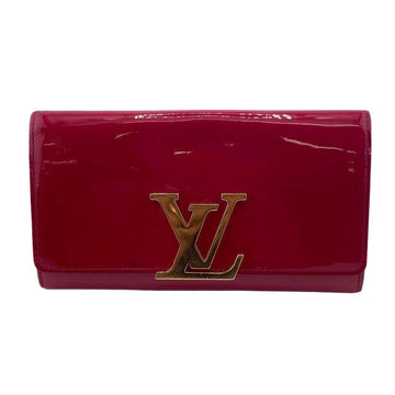 Louis Vuitton Louise Pink Patent Leather Wallet 