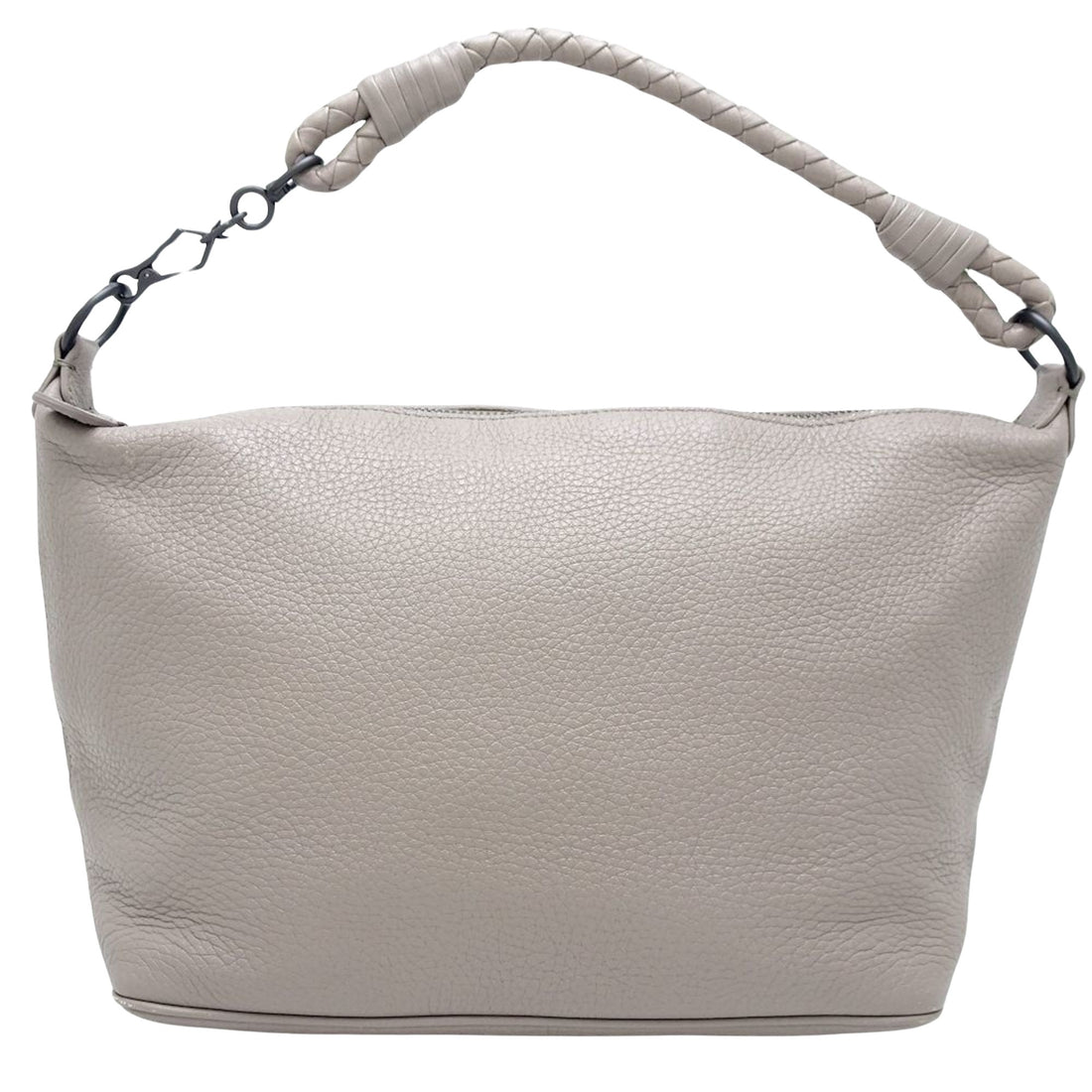 Bottega Veneta Grey Leather Shopper Bag