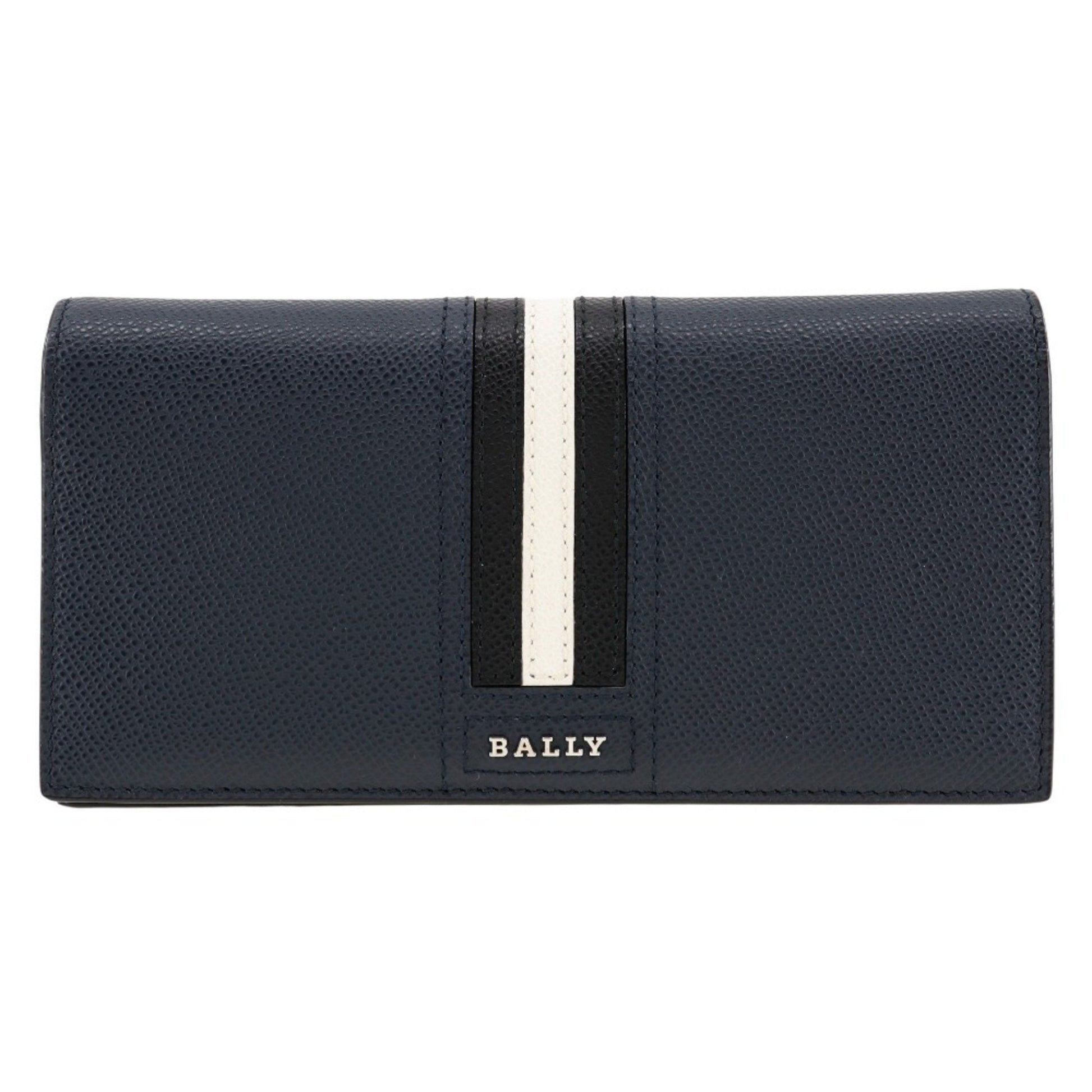 Bally Navy Pony-Style Calfskin Wallet 