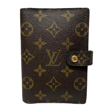 Louis Vuitton Agenda cover Brown Canvas Tie 