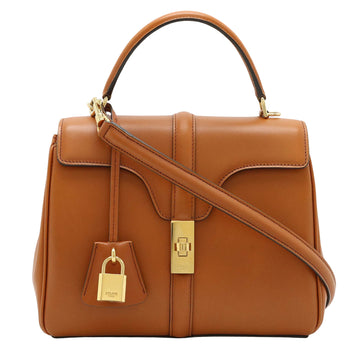 Céline 16 PM Brown Leather Handbag 