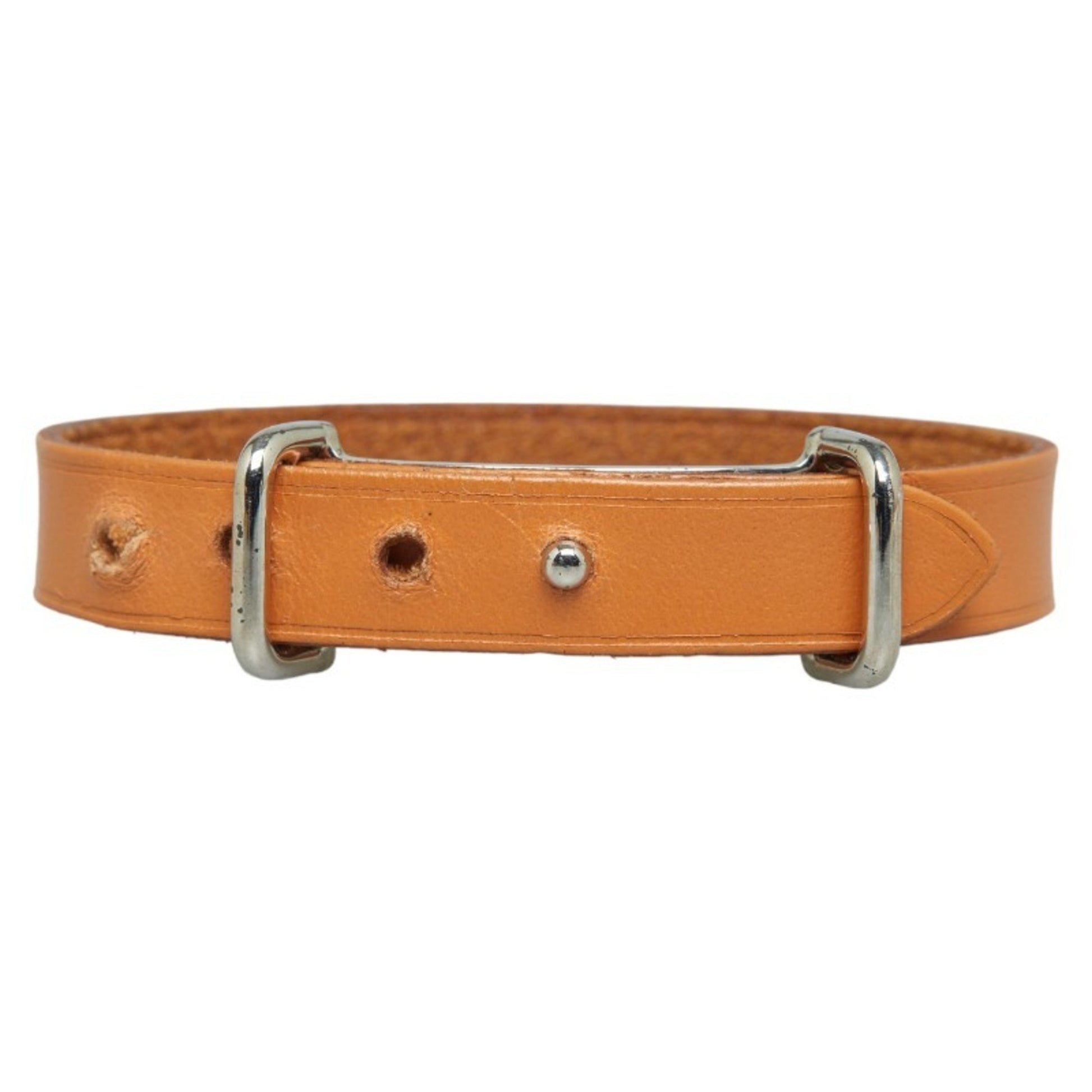 Hermès Hapi Brown Leather Bracelet 