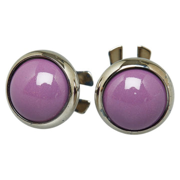 Hermès Tango Purple Metal Earring 