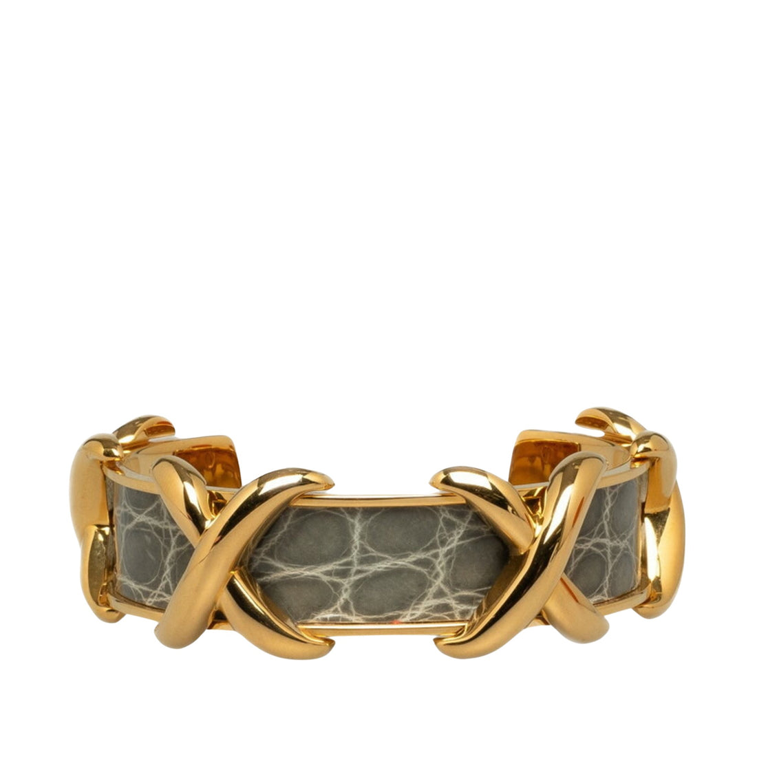 Hermès Gold Metal Bracelet 