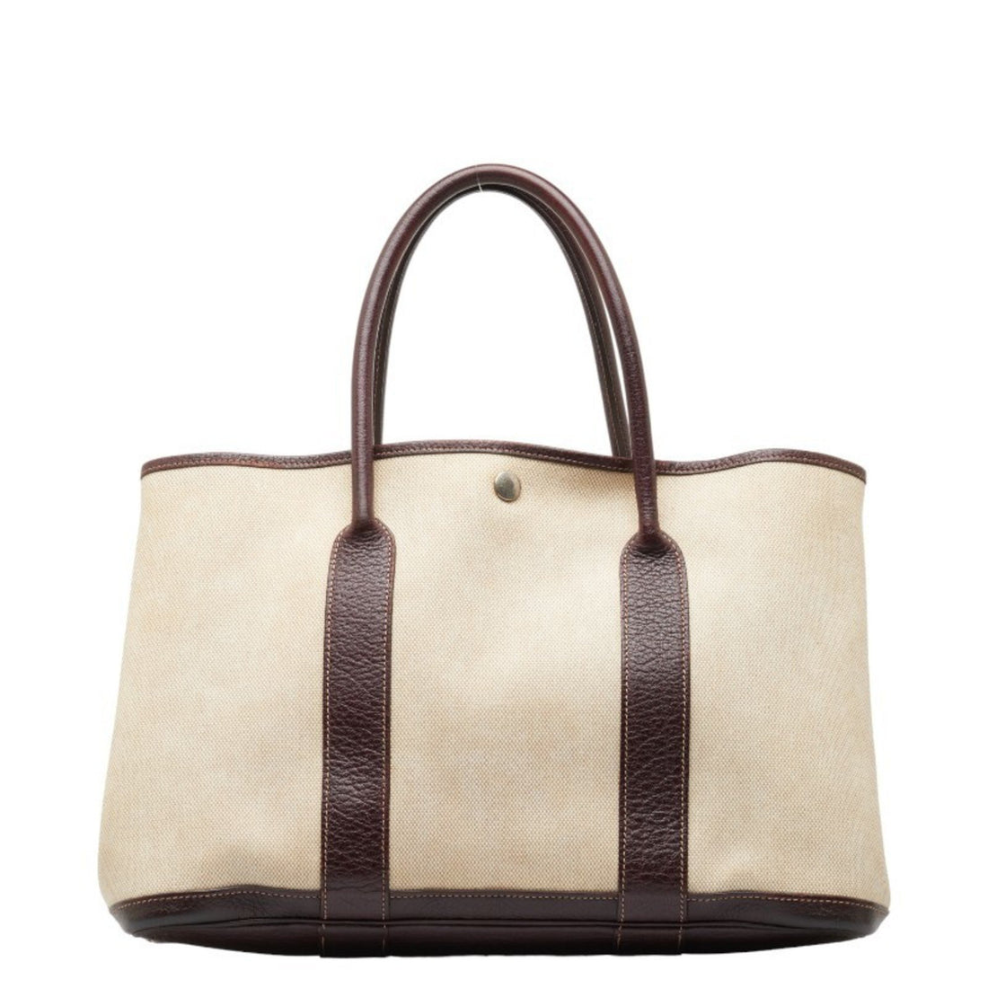 Hermès Garden Party Beige Leather Tote Bag