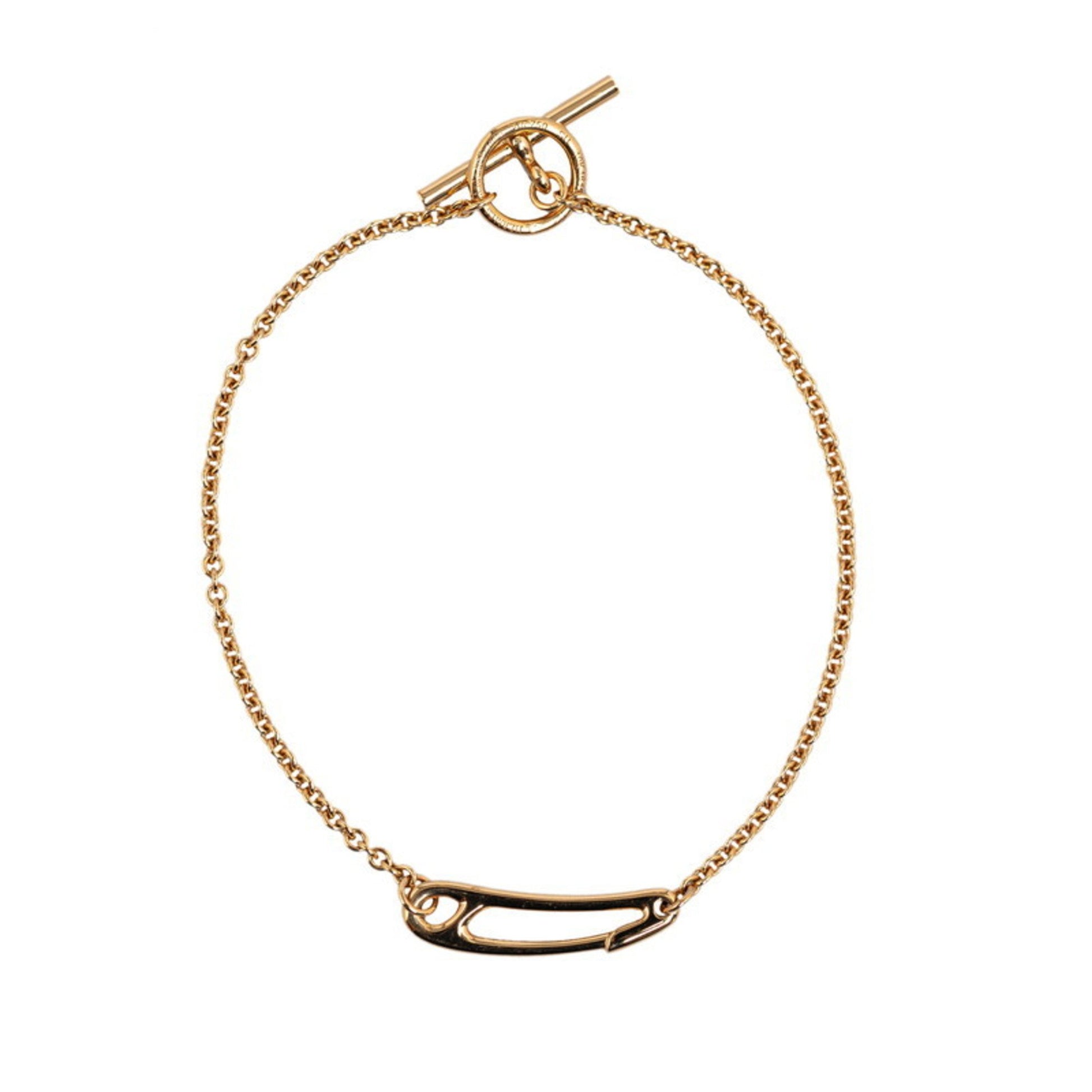 Hermès Chaîne D'ancre Punk Gold Rose Gold Bracelet 