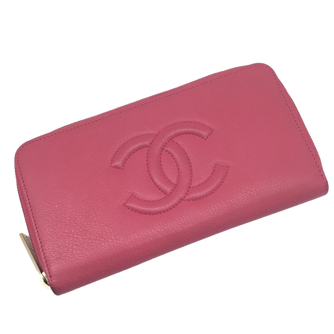 Chanel Pink Leather Wallet 