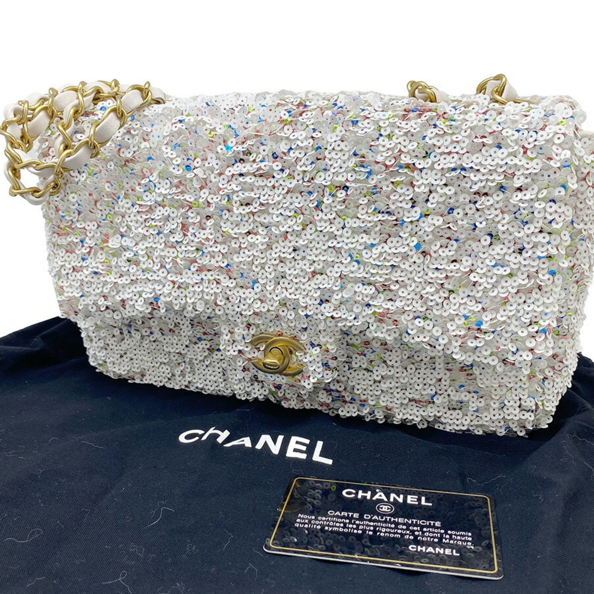 Chanel Timeless 26 Multicolour Synthetic Shoulder Bag