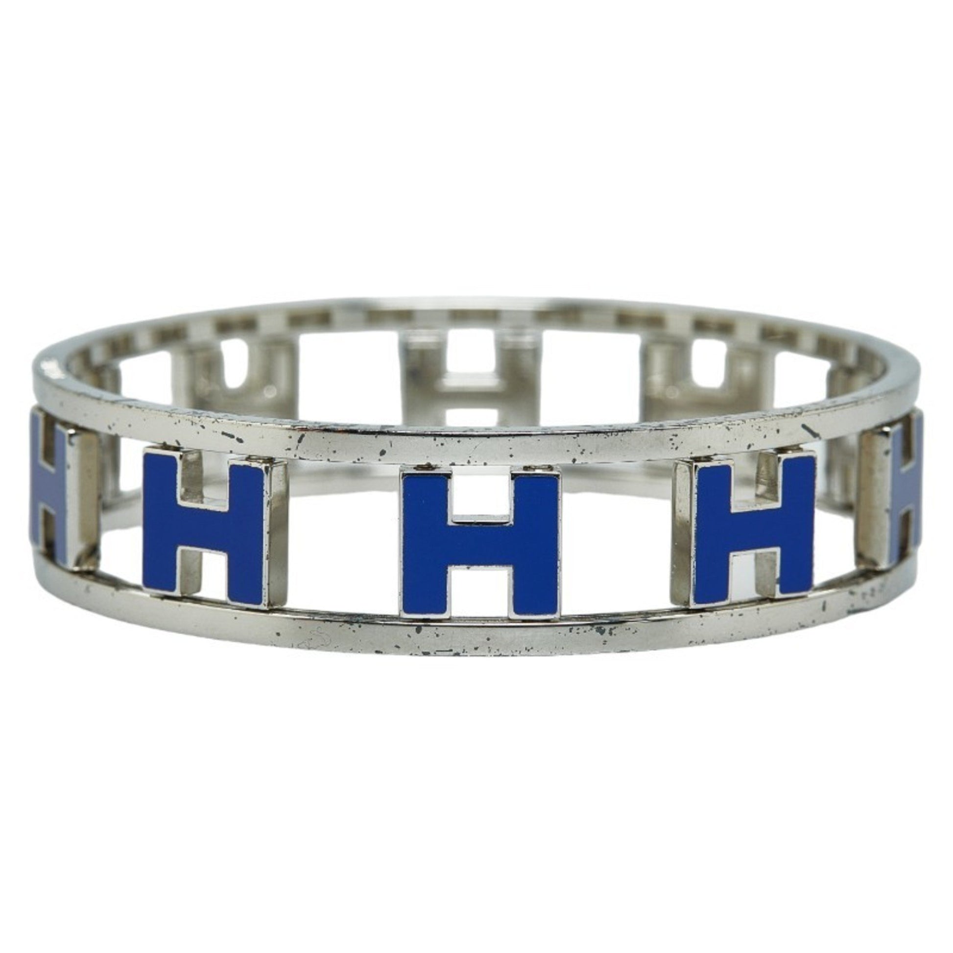 Hermès Rondo Ash Silver Metal Bracelet 