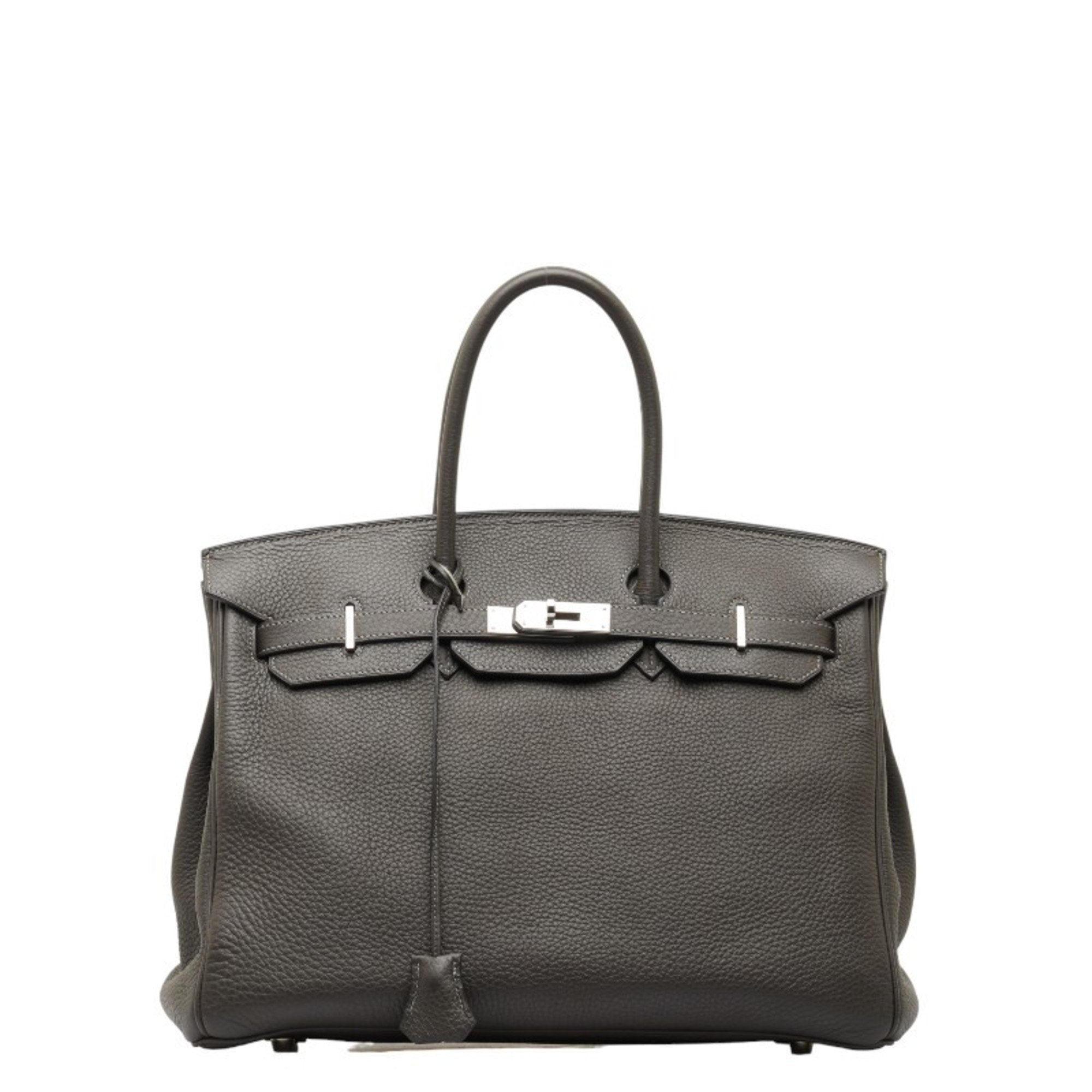 Hermès Birkin 35 Black Leather Tote Bag