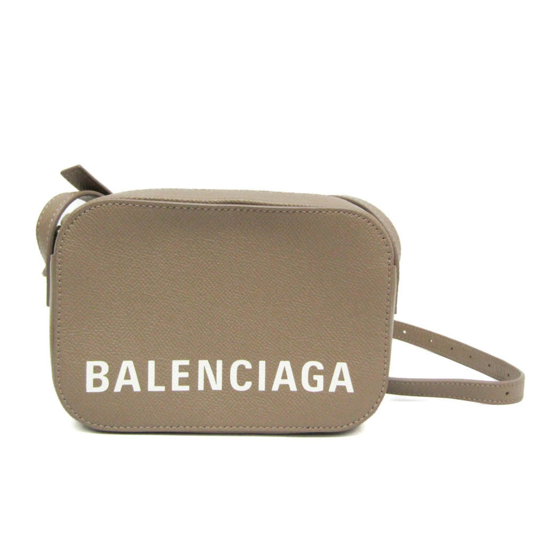 Balenciaga Ville Grey Leather Shoulder Bag