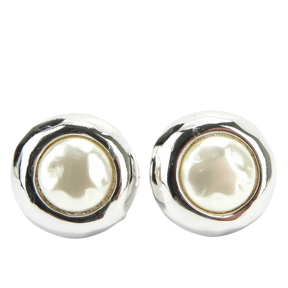 Givenchy -- Silver Metal Earring 