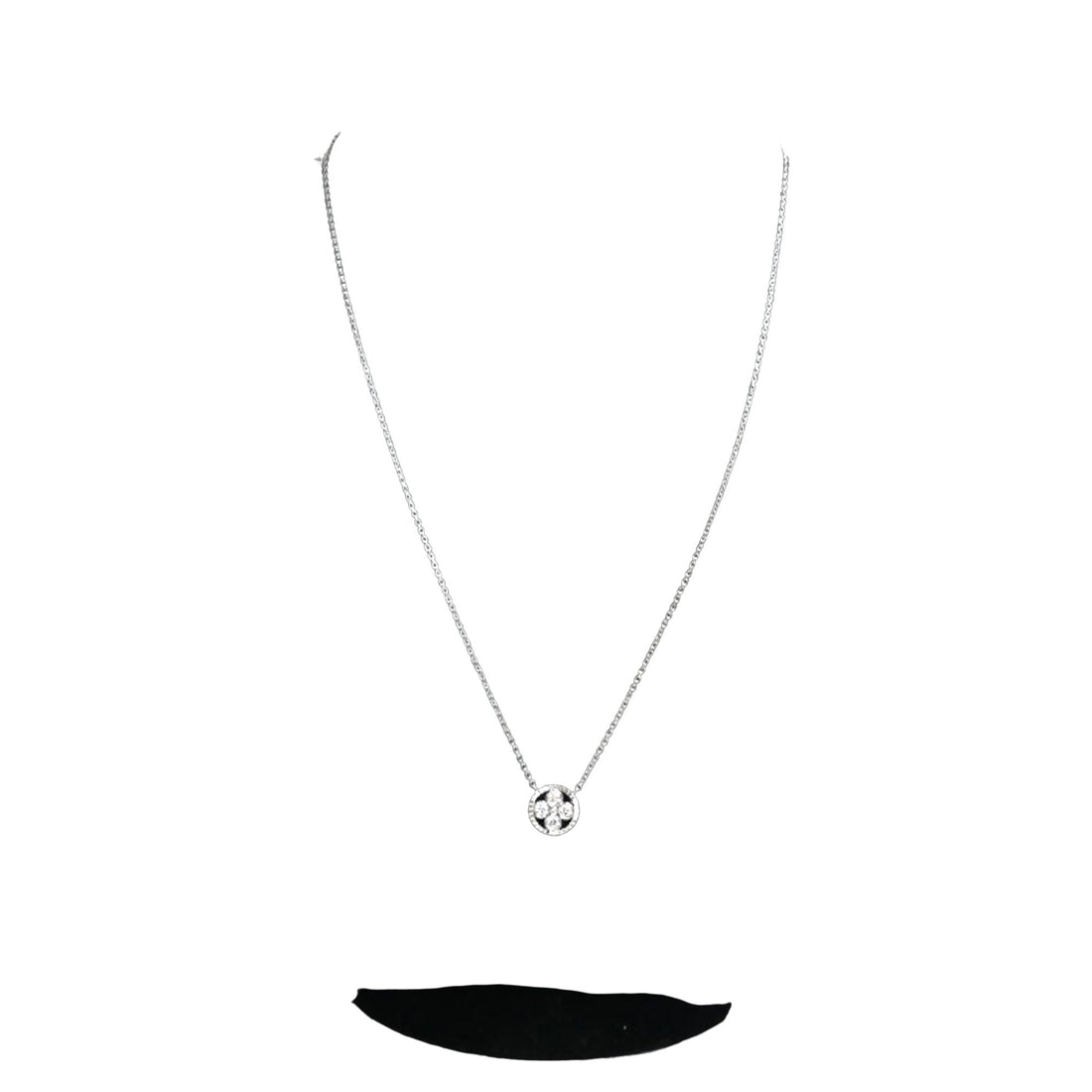 Louis Vuitton Sun Blossom Silver White Gold Necklace 