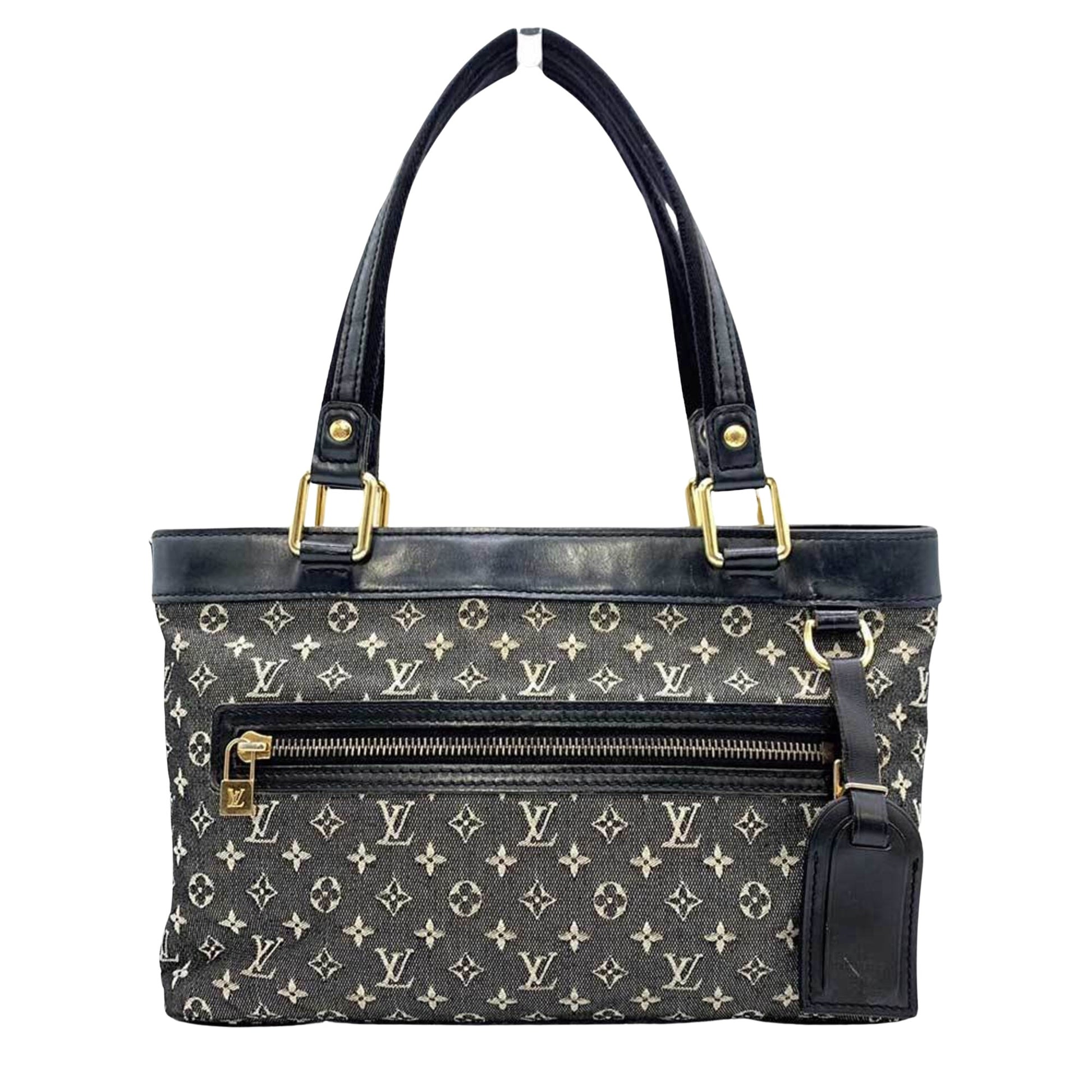 Louis Vuitton Lucile Black Canvas Tote Bag