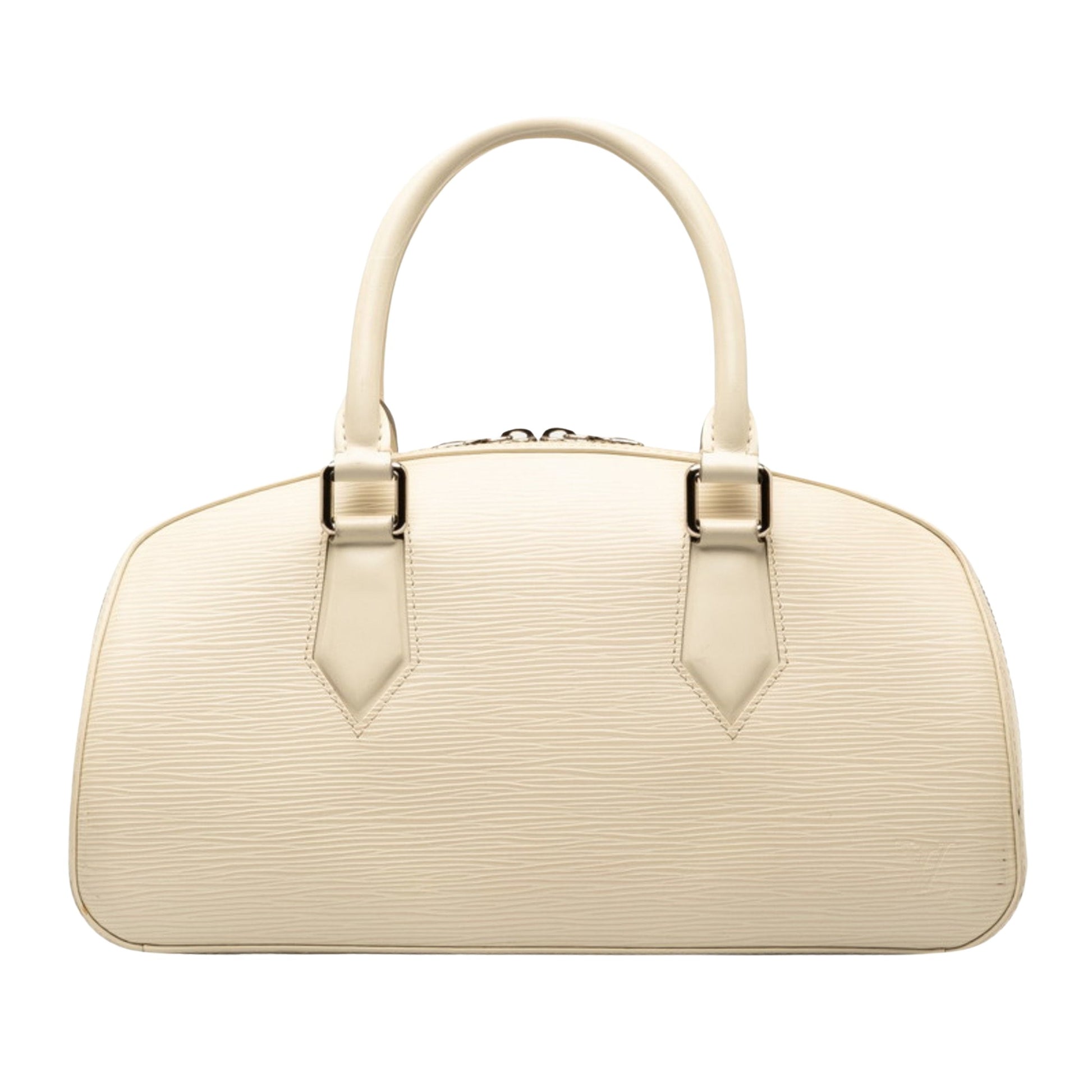 Louis Vuitton Jasmin White Leather Handbag 