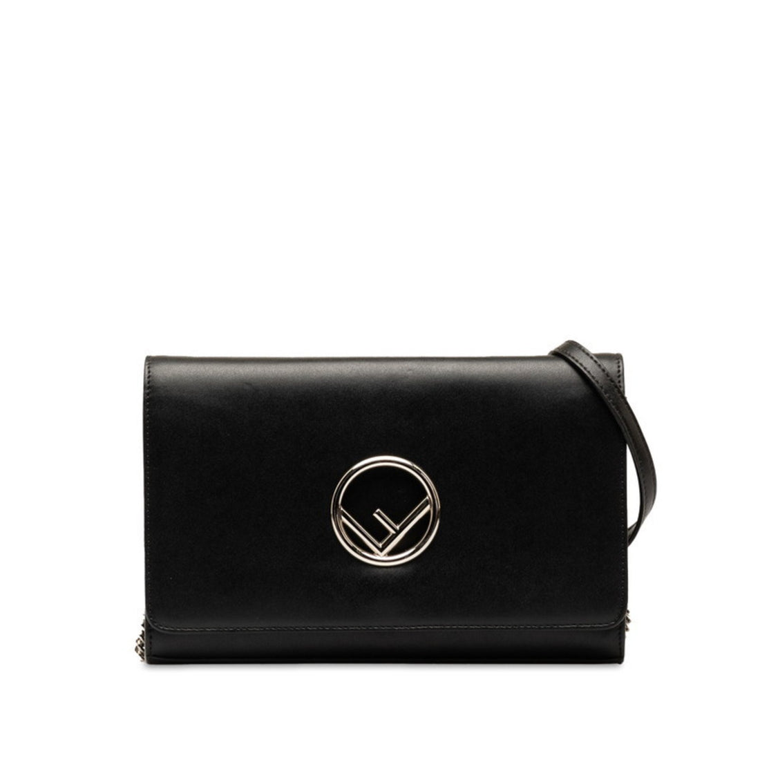 Fendi -- Black Leather Shoulder Bag