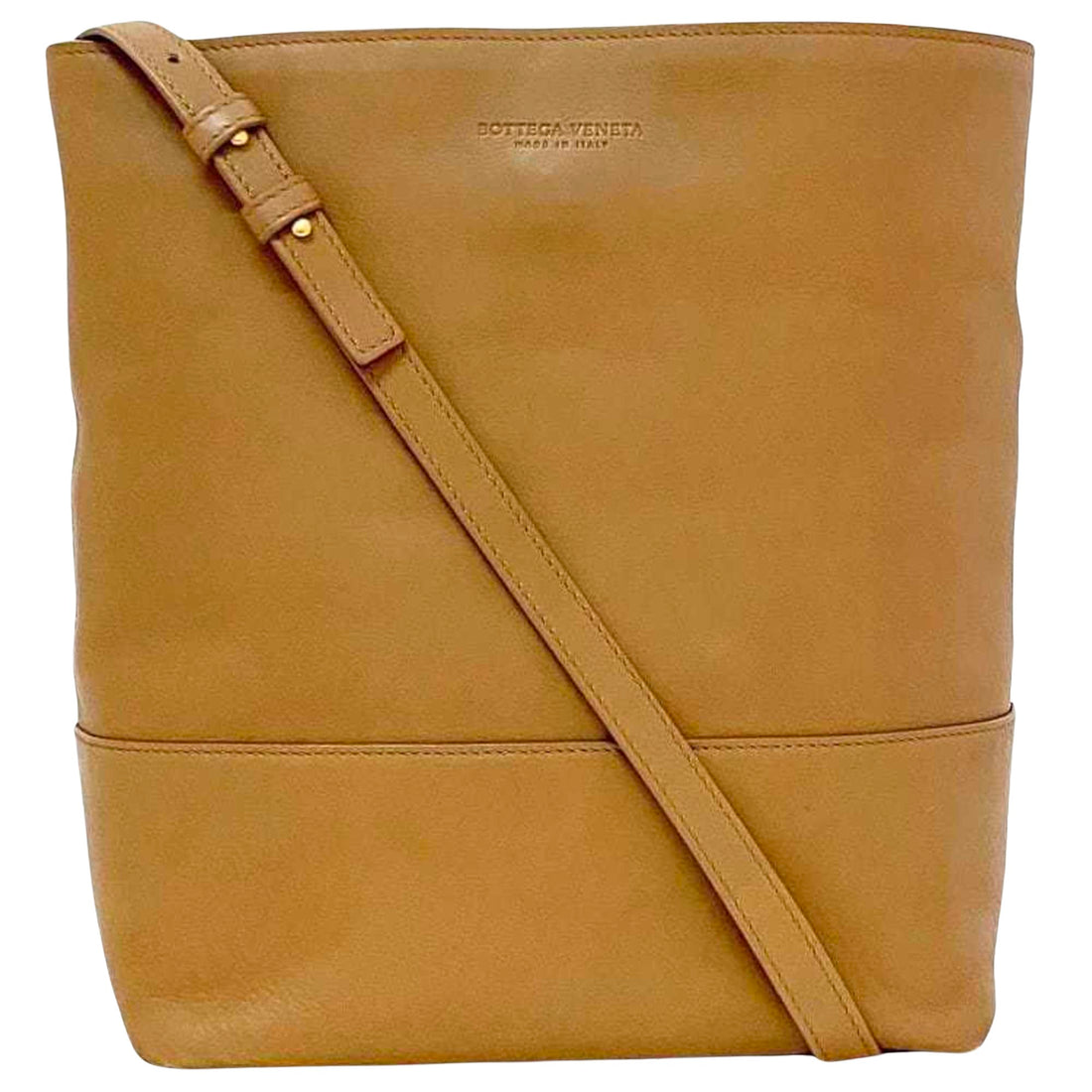 Bottega Veneta Beige Leather Shoulder Bag