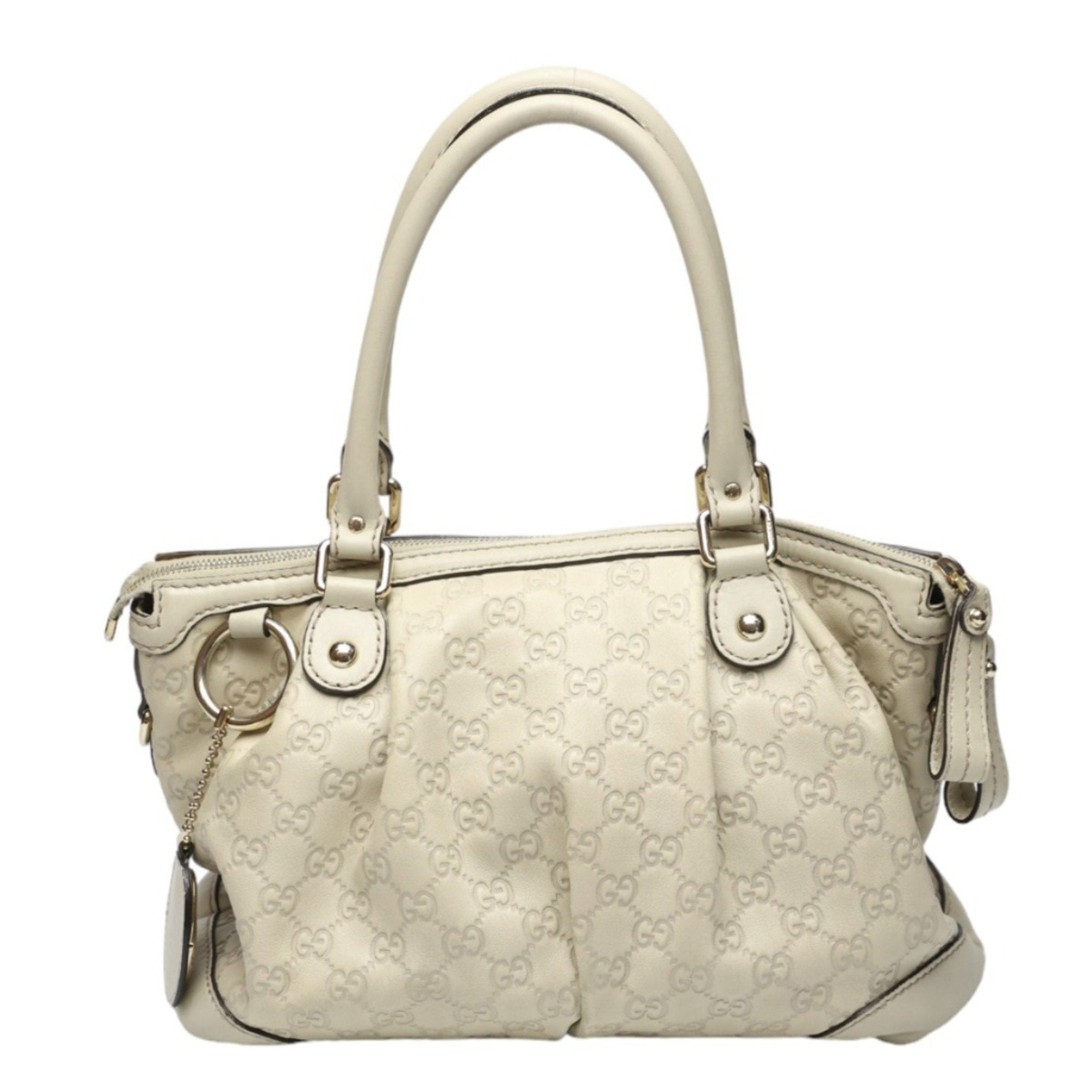 Gucci Sukey Beige Leather Handbag 