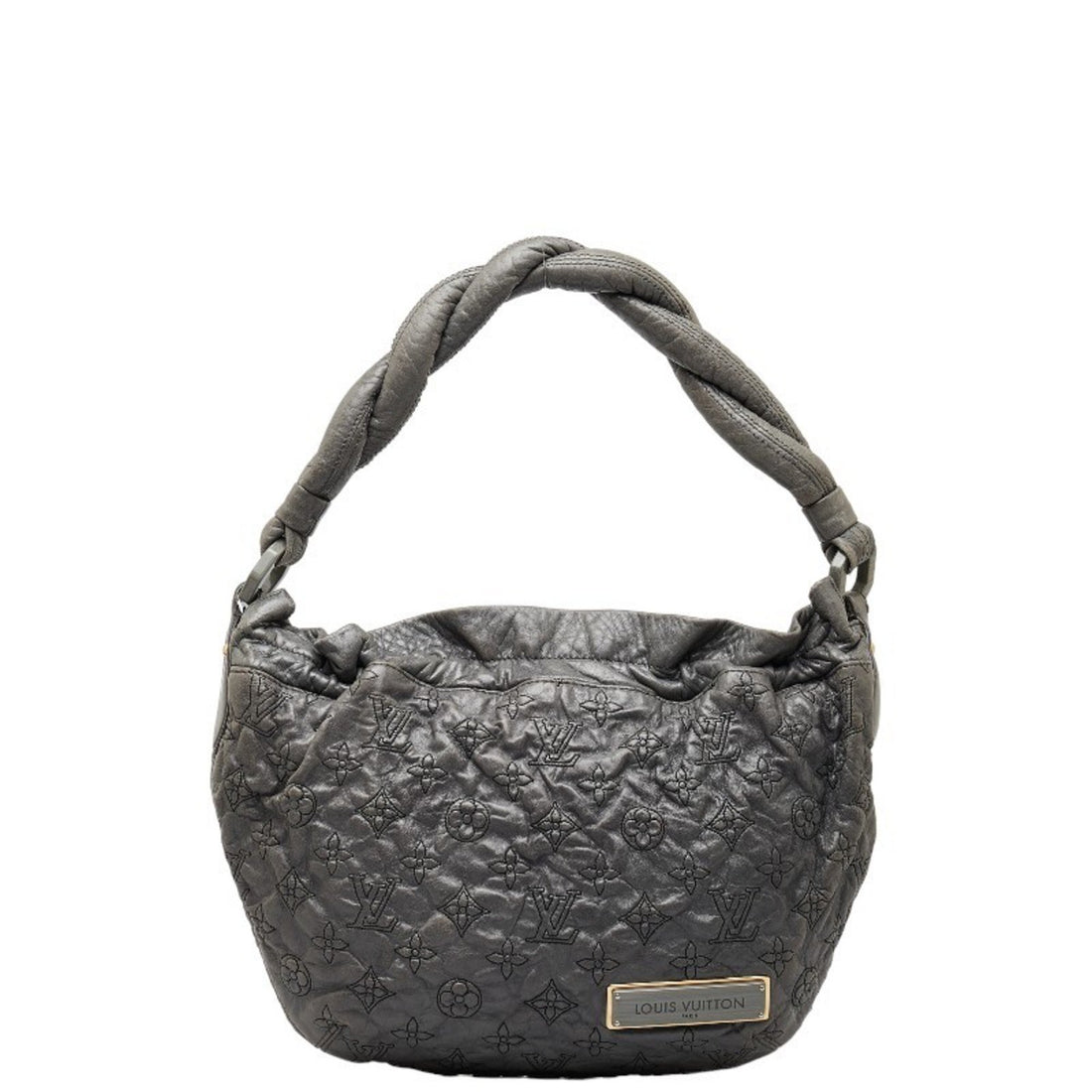 Louis Vuitton Olympe Grey Leather Shoulder Bag