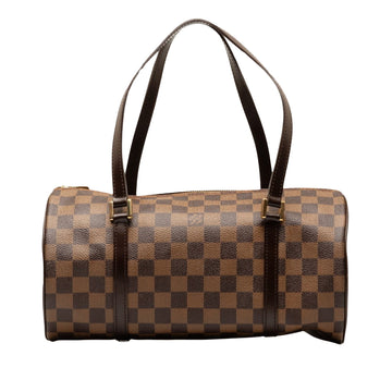 Louis Vuitton Papillon Brown Calfskin Handbag 