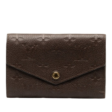 Louis Vuitton Curieuse Brown Leather Wallet 