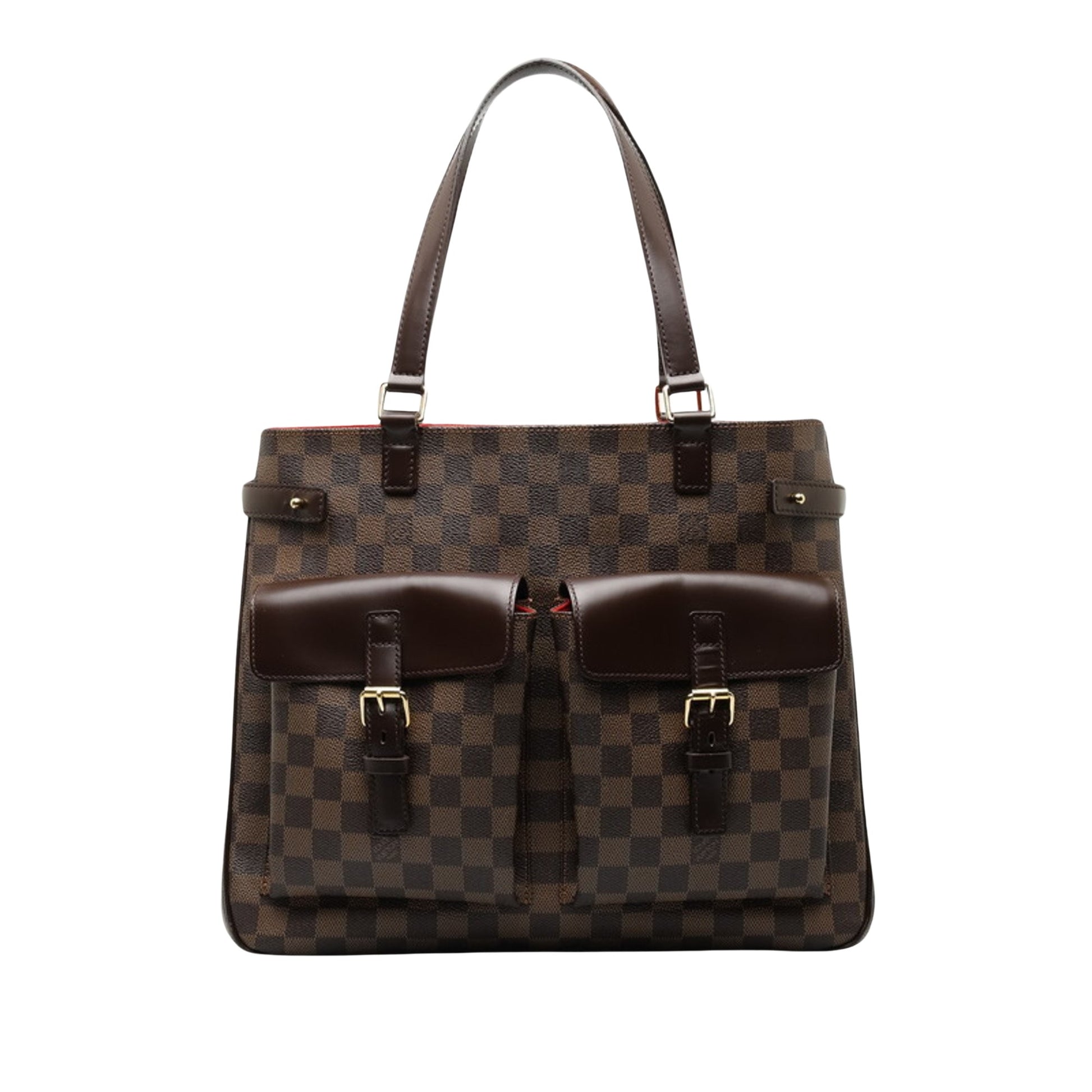 Louis Vuitton Uzes Brown Leather Handbag 