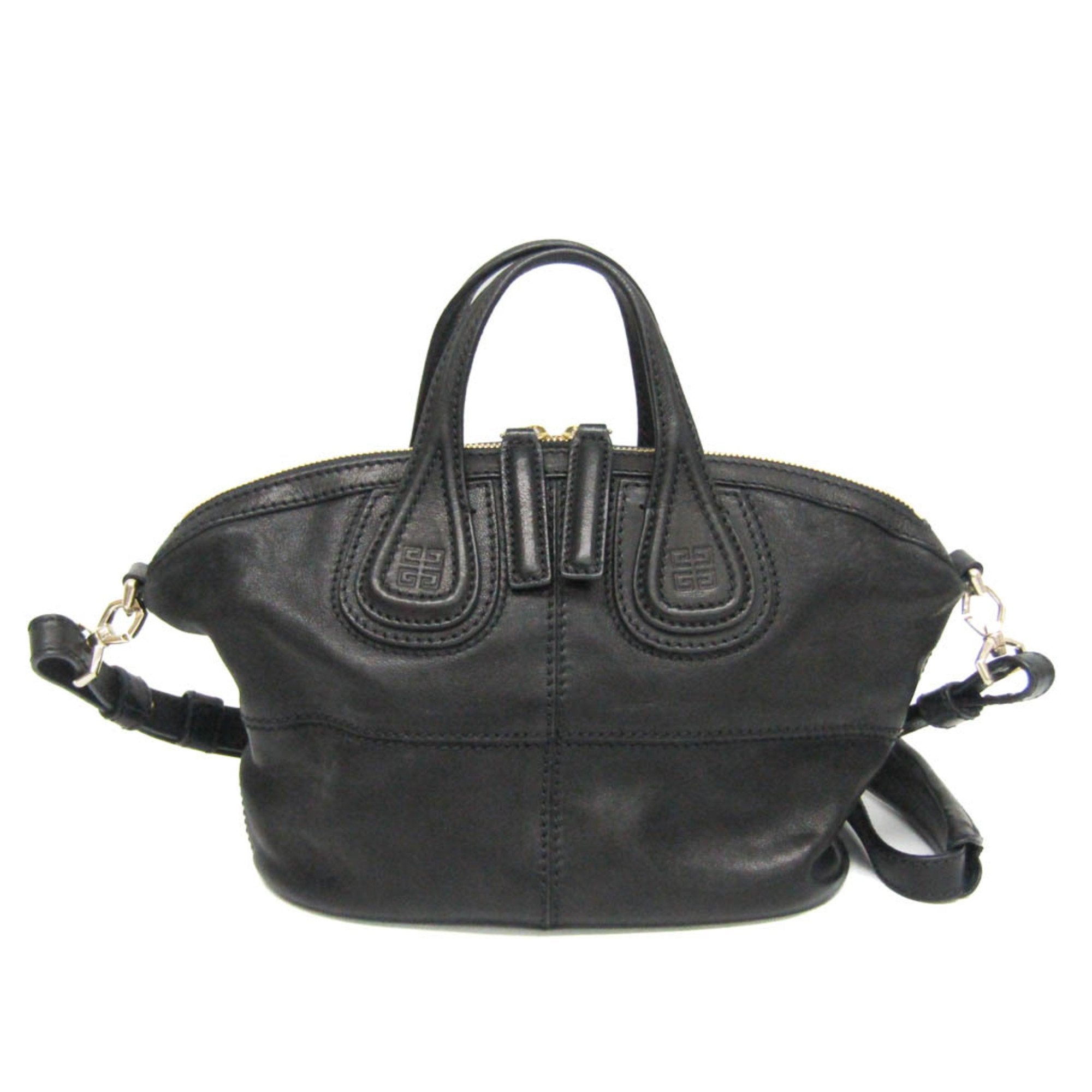 Givenchy Nightingale Black Leather Handbag 