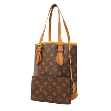 Louis Vuitton Bucket PM Brown Calfskin Tote Bag