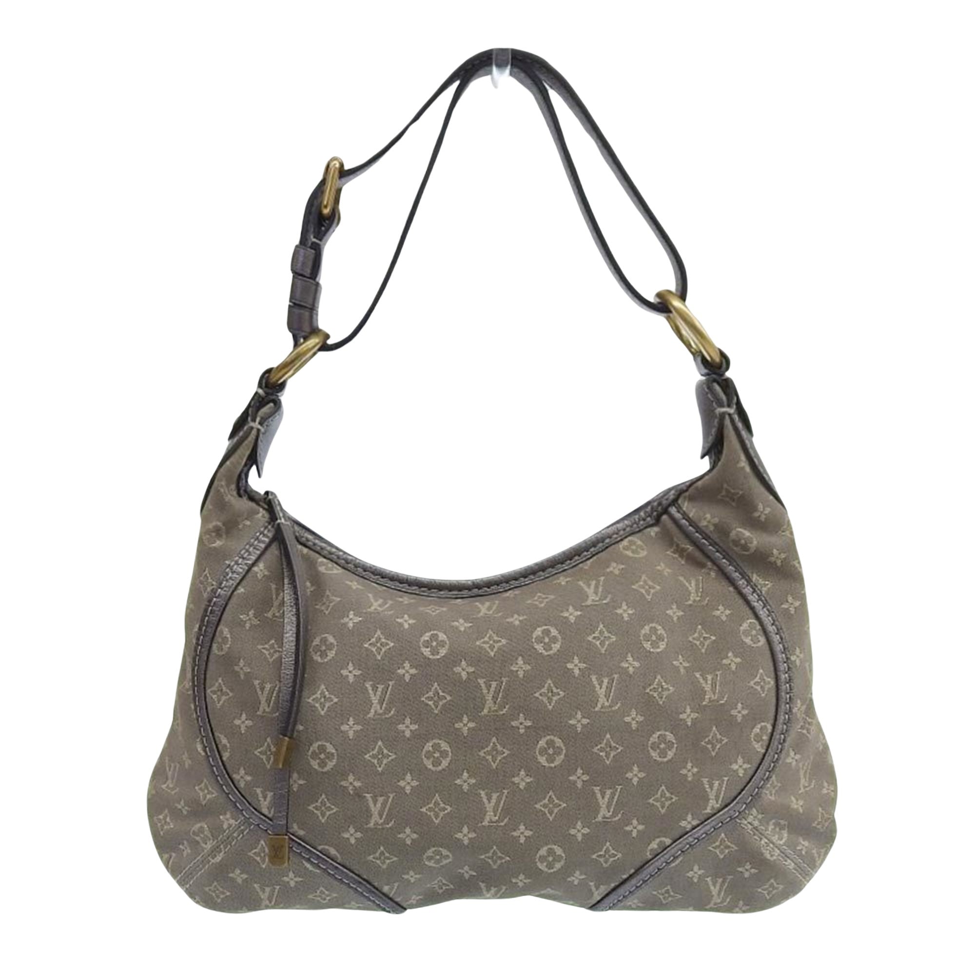 Louis Vuitton Manon Grey Canvas Shoulder Bag