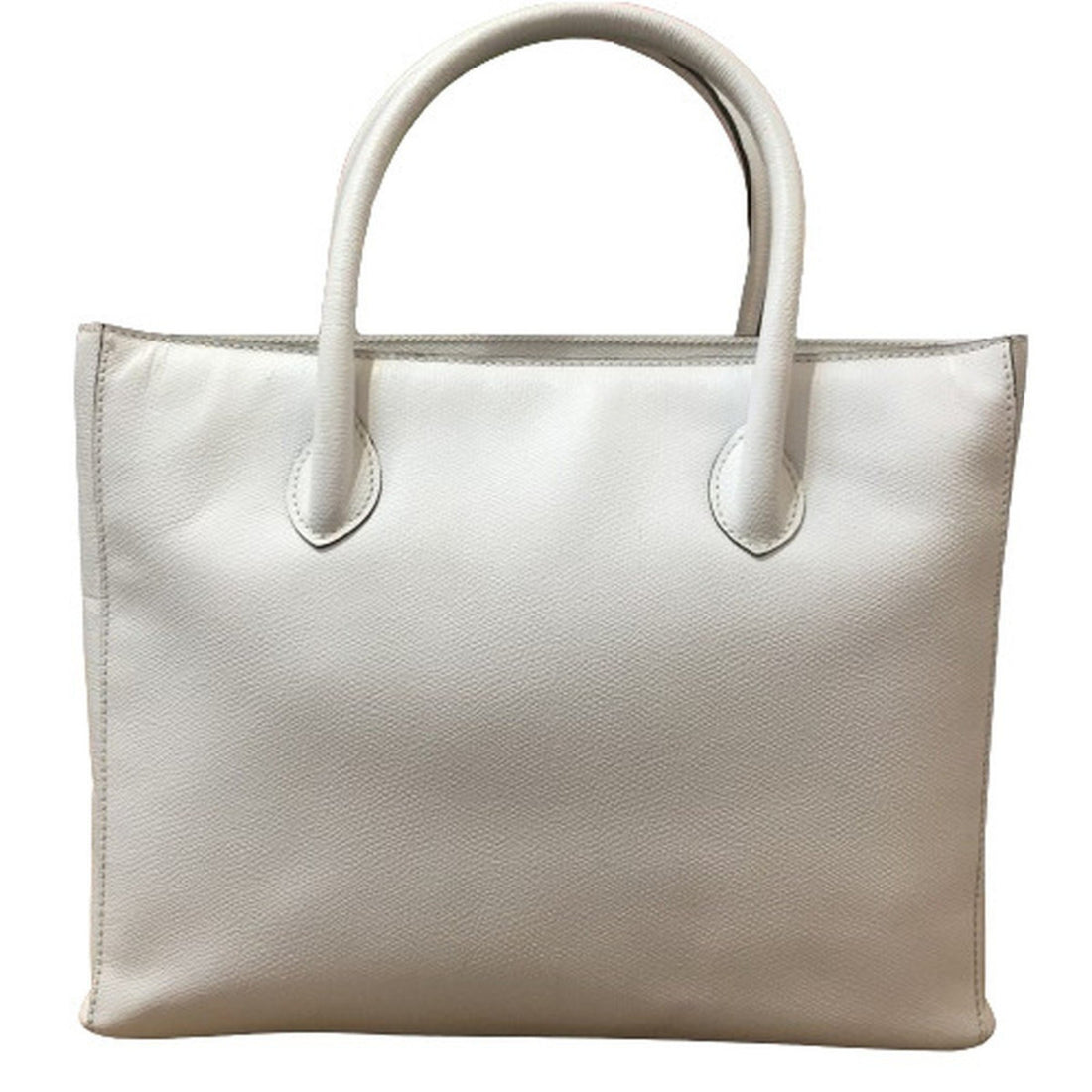 Céline White Leather Tote Bag