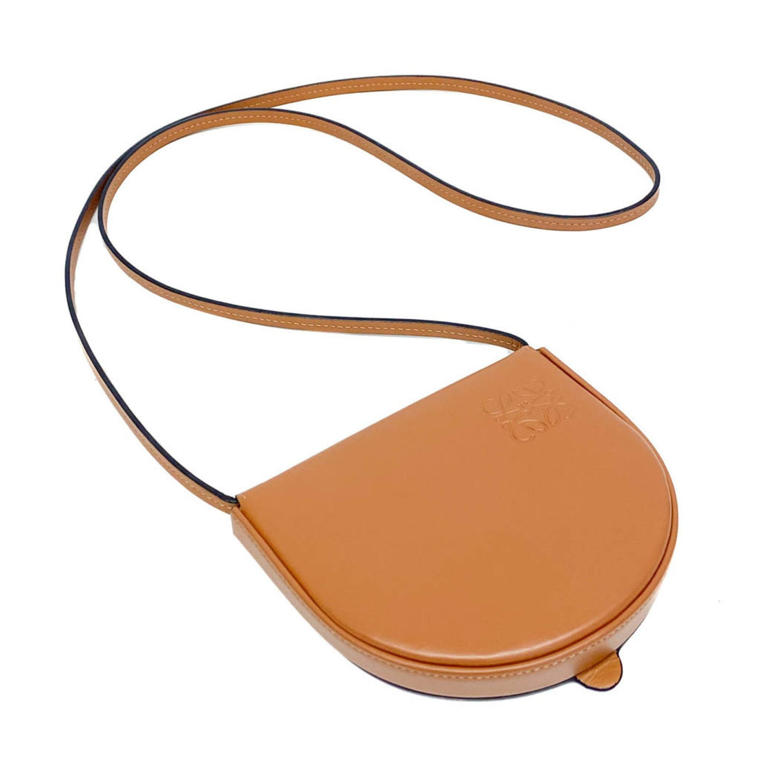 Loewe Heel Brown Leather Shoulder Bag