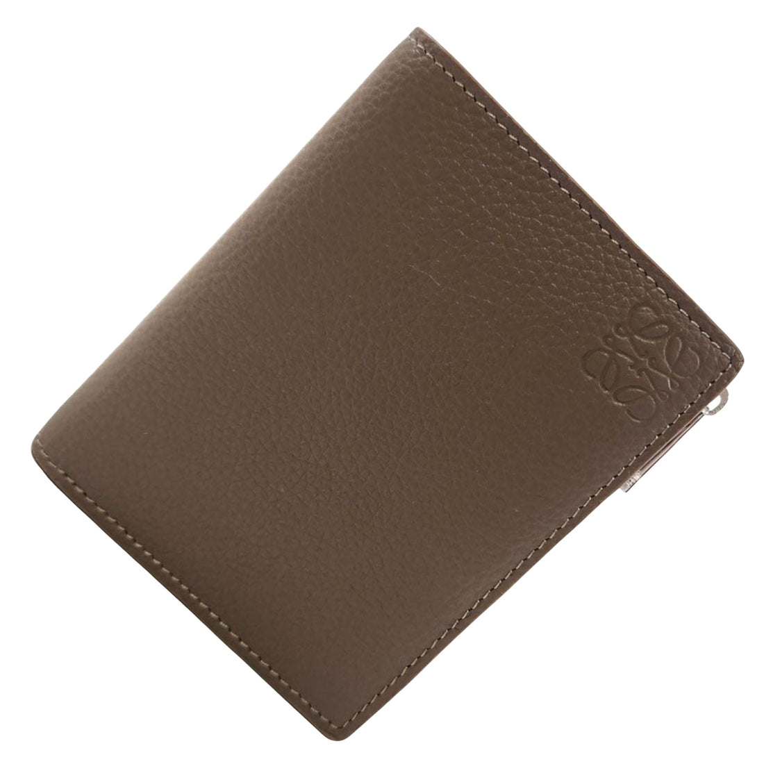 Loewe Anagram Grey Leather Wallet 