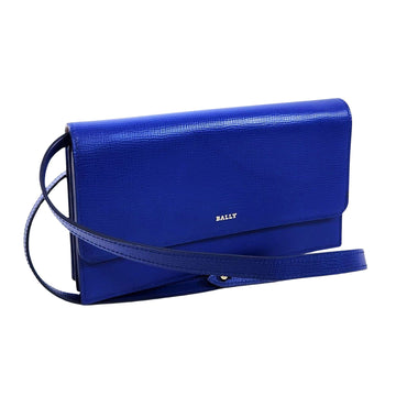 Bally Blue Leather Wallet 