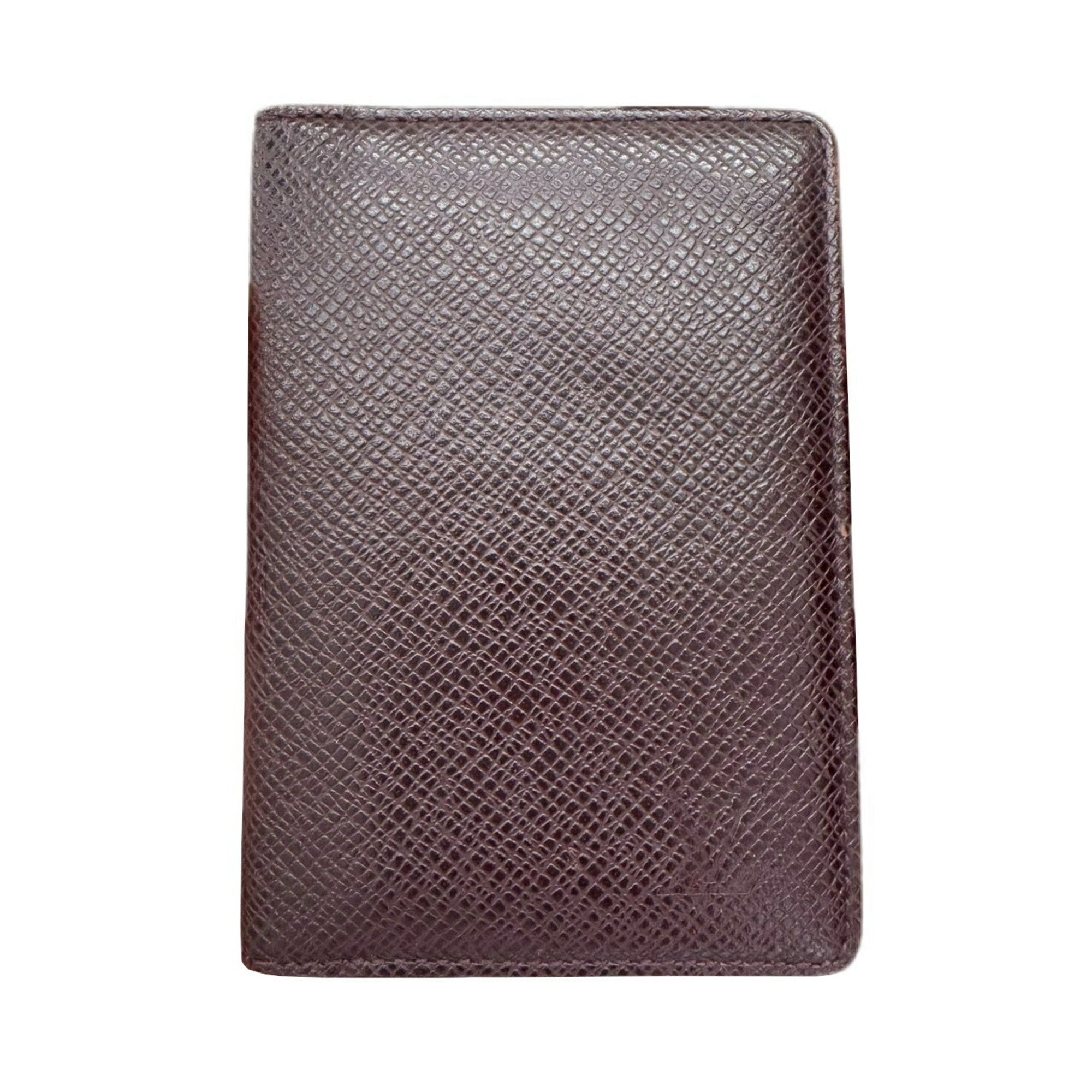 Louis Vuitton Organizer de poche Burgundy Leather Wallet 