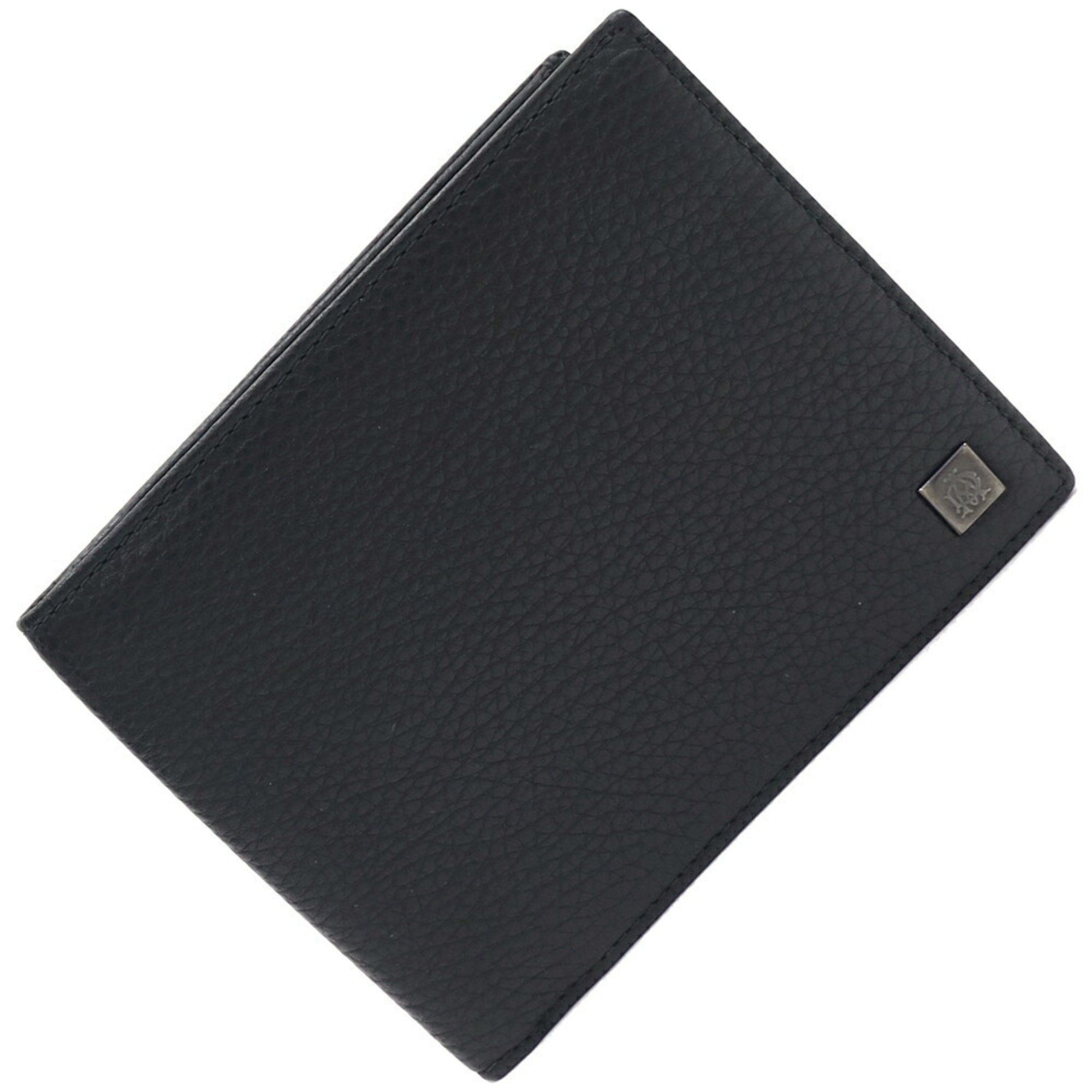 Dunhill Business card holder Black Leather Wallet 