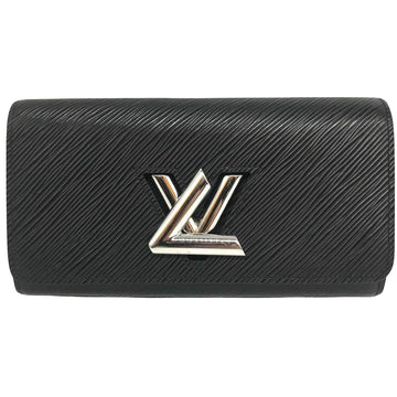 Louis Vuitton Portefeuille twist Black Leather Wallet 