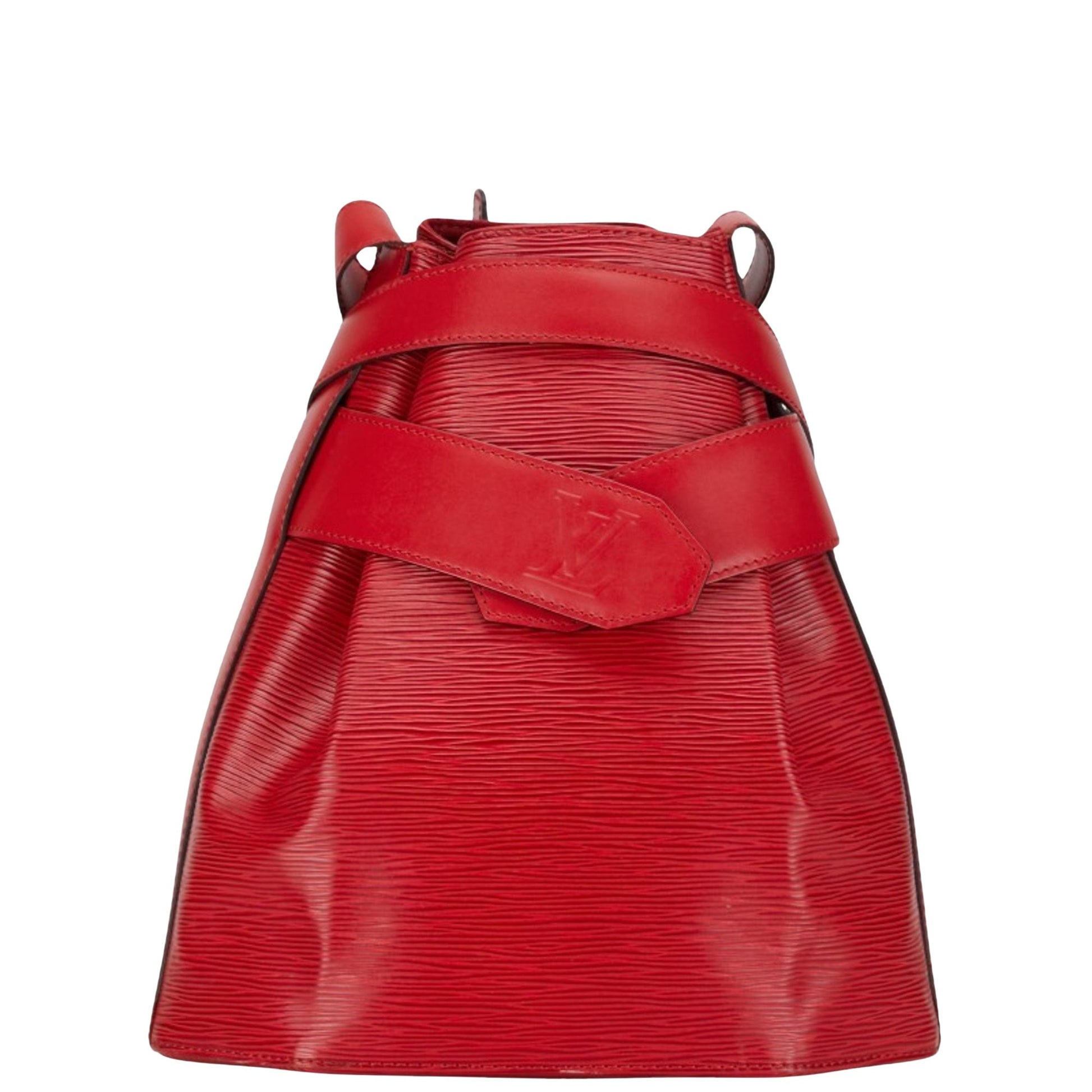 Louis Vuitton Sac d'épaule Red Leather Shoulder Bag